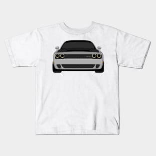 DODGE DEMON FRONT GREY Kids T-Shirt